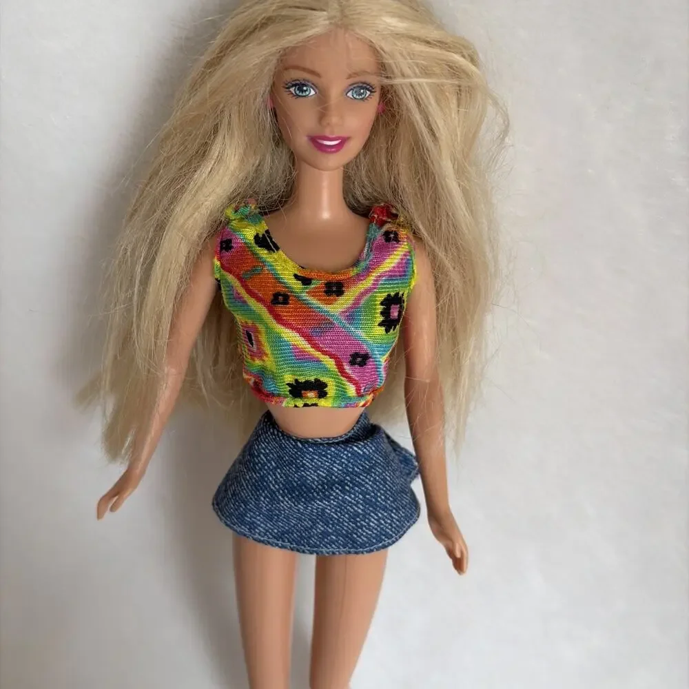 1999 Sit 'N Style Barbie Redressed Mattel Fashion Doll Vintage 90s‎